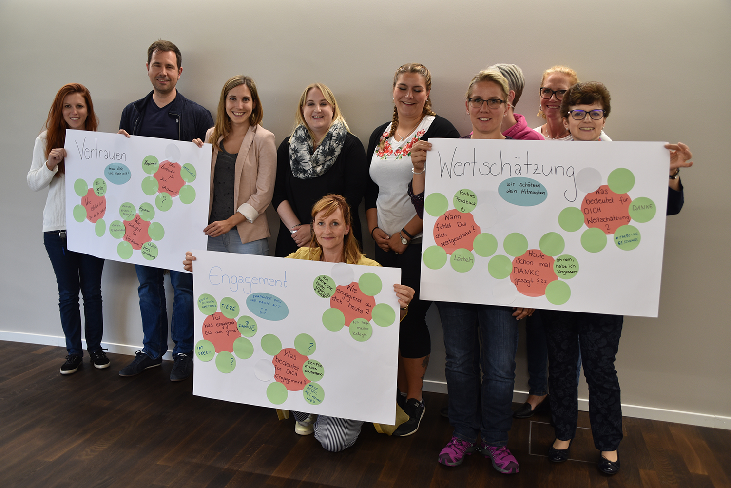 Teamarbeit Natur – Querformat